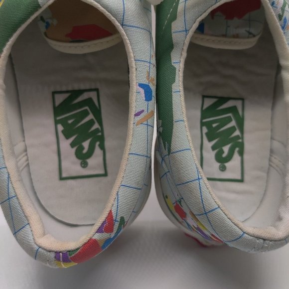 Vans Era X Save Our Planet World Map Men Sz 6 Women 7.5 Skate Shoe Sneaker READ - Picture 4 of 6